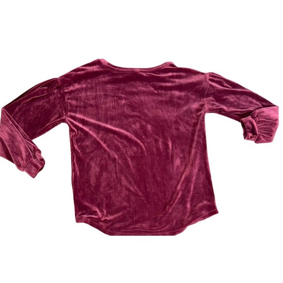 Old Navy Velvet 2 Piece Lounge Set in Red Raspberry Size Small/Medium - Picture 5 of 7